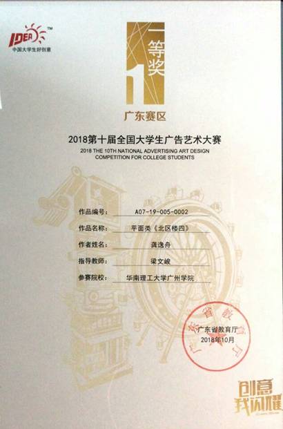 华南理工大学广州学院学子喜获第十届全国大学