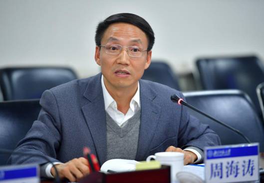 教育学部高教院院长周海涛教授主持下午咨询会