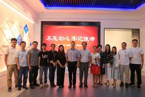 浙江外国语学院领导带队赴杭州未来科技城（海创园）党群服务中心参观学习